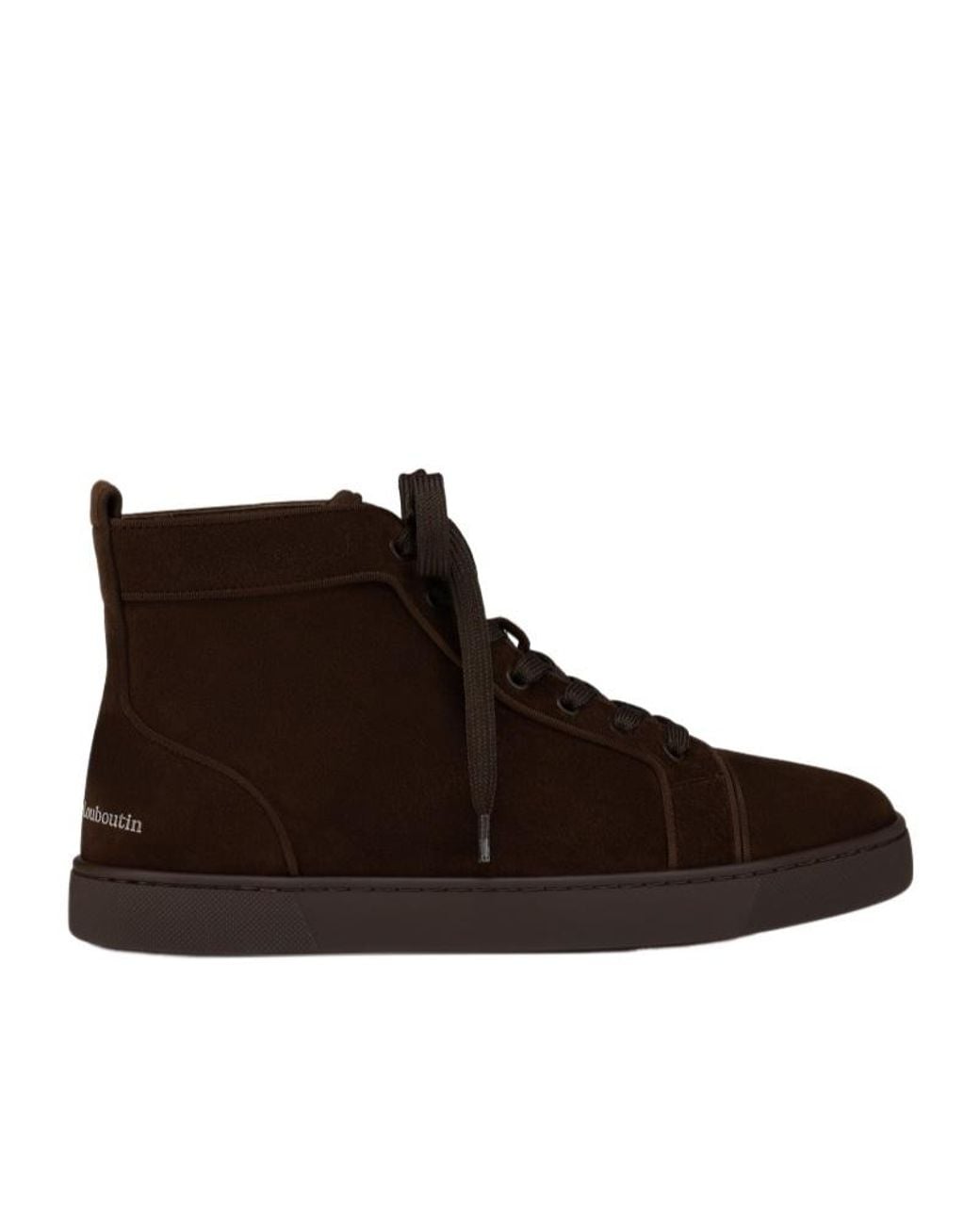Christian Louboutin Brown Lace-Up Casual Shoes for men