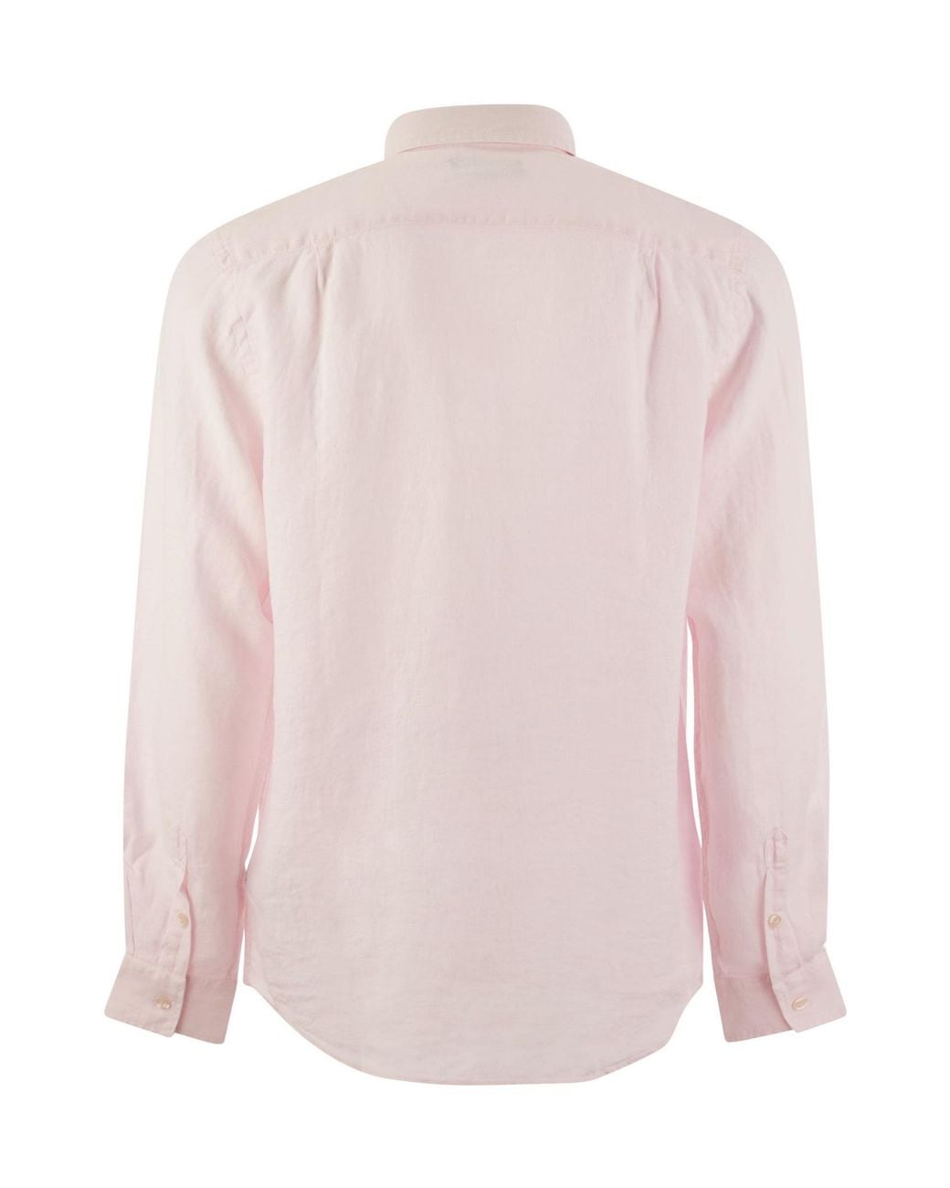 Vilebrequin Pink Chest-Pocket Solid Shirt for men