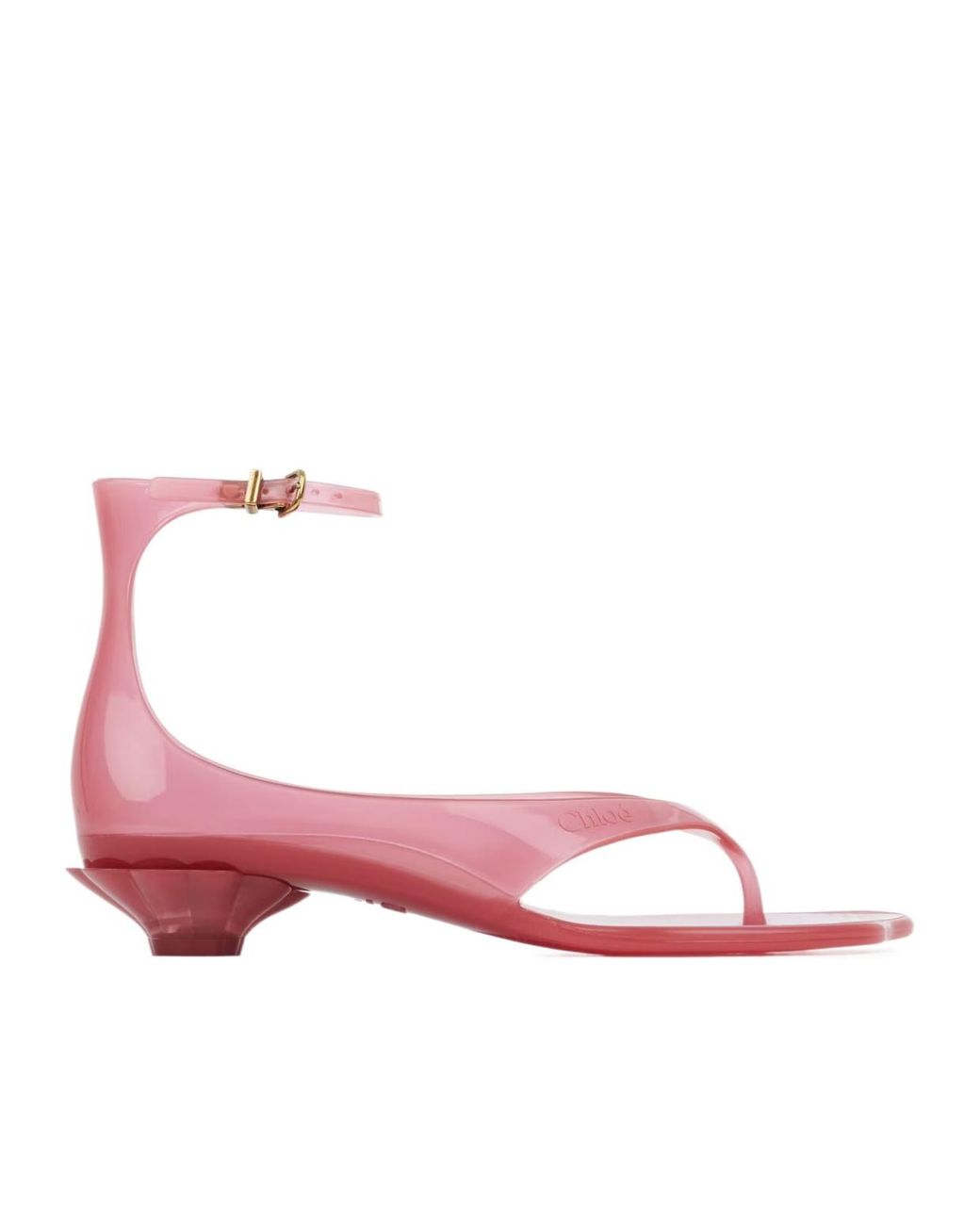 Chloé Pink Chloé Jelly Thong Sandals