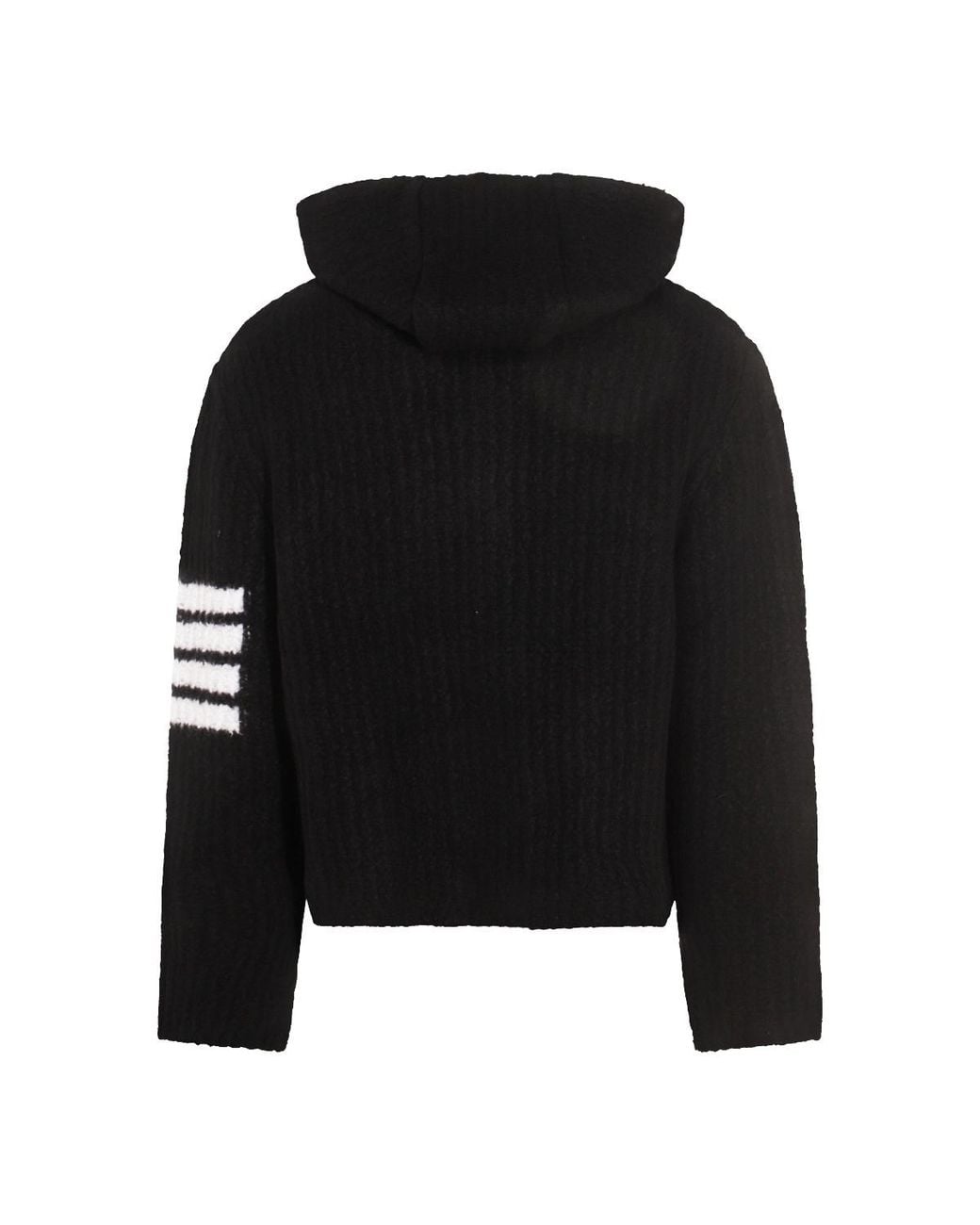 Thom Browne Black Logo Detailed Jacket for men