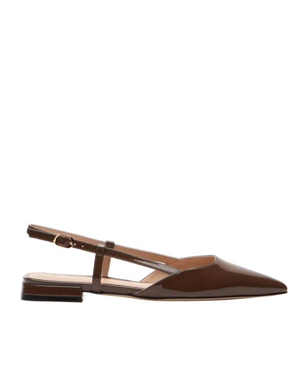 Stuart Weitzman Brown Vinnie Slingback