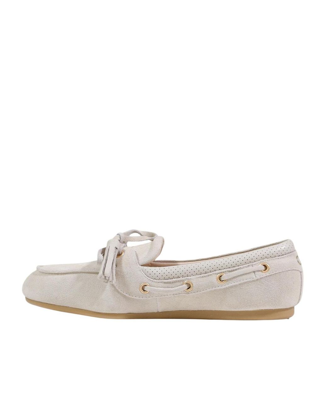 Liu Jo White Tassel Flat Loafers