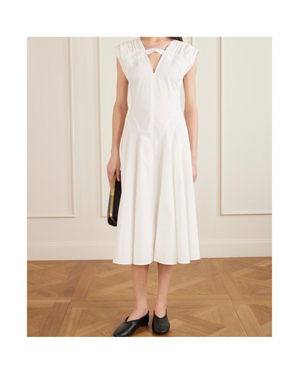Proenza Schouler White Manoela Midi Dress