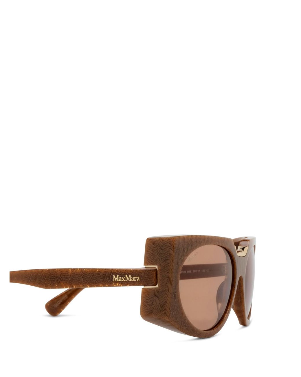 Max Mara Multicolor Oval Frame Sunglasses