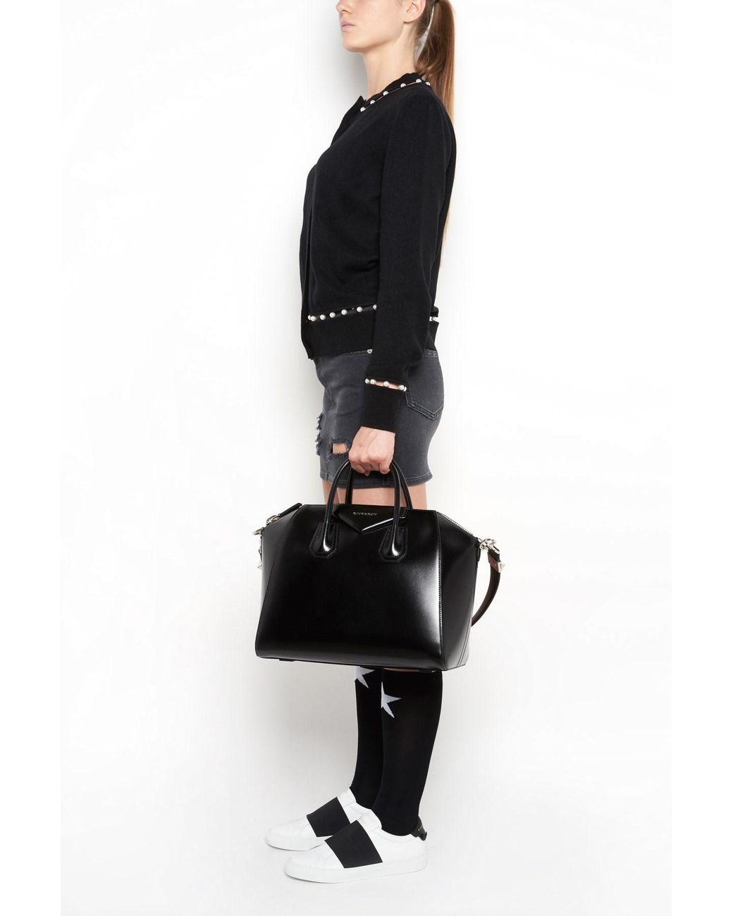 Givenchy Black Medium Antigona Bag