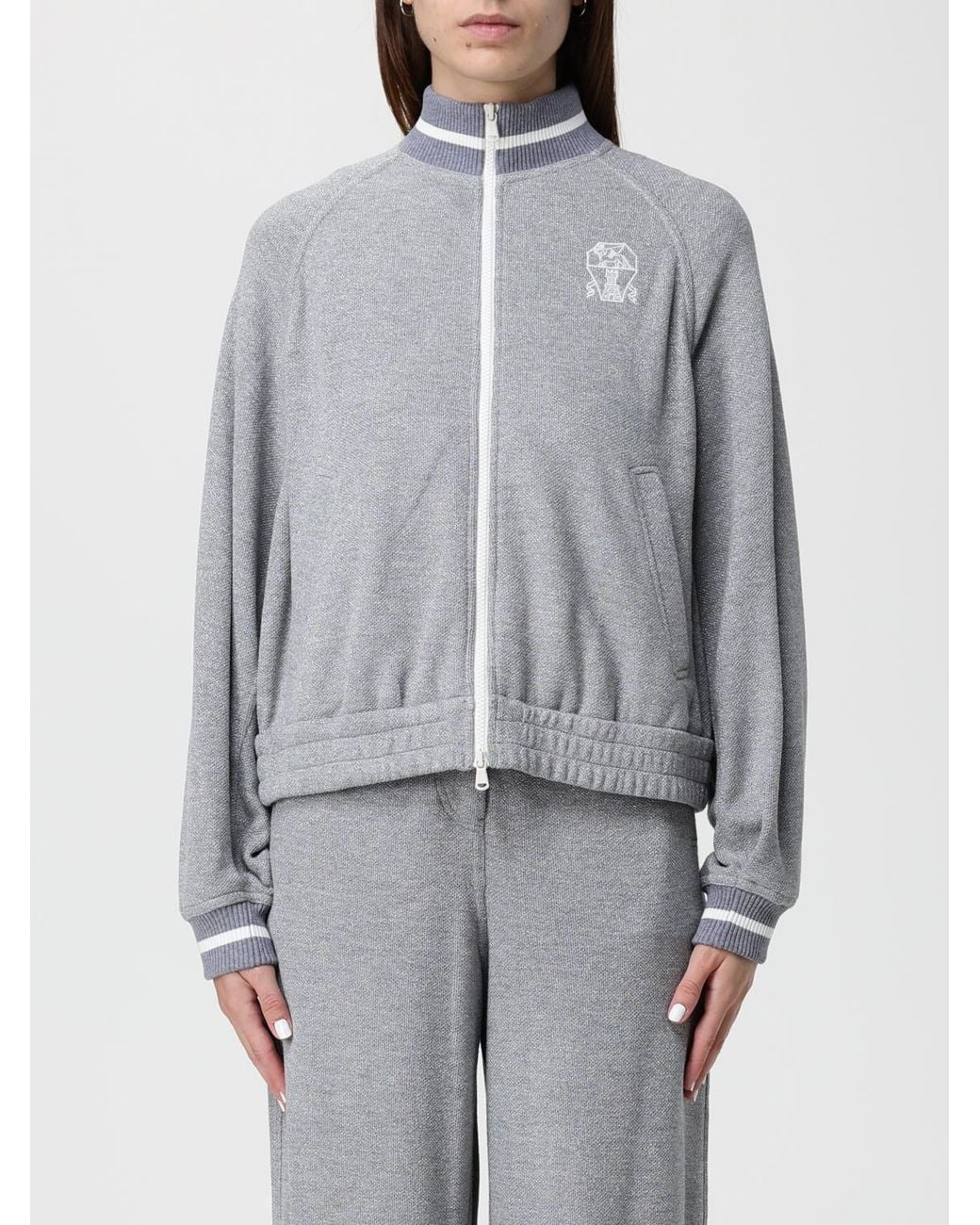 Brunello Cucinelli Gray Sweaters