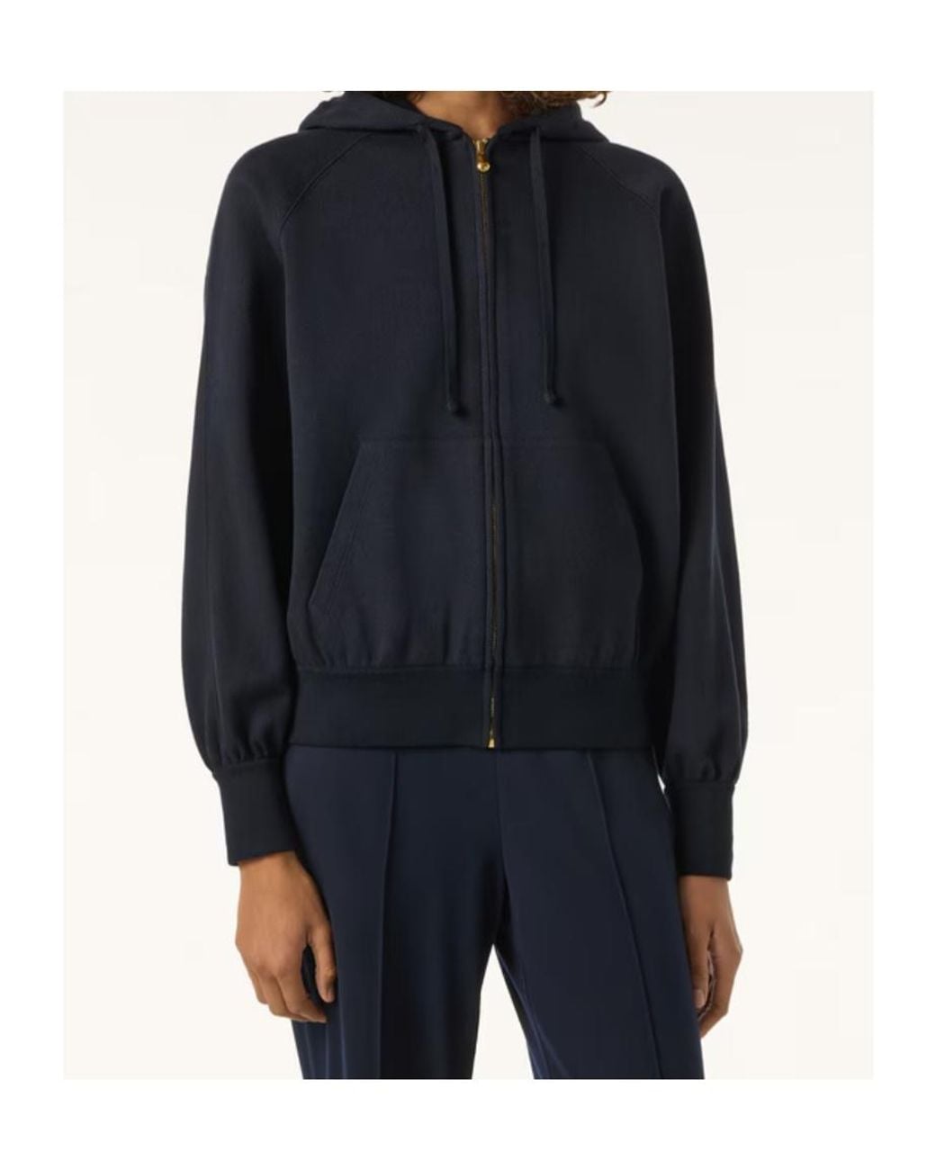 Loro Piana Blue Viera Bomber Jacket