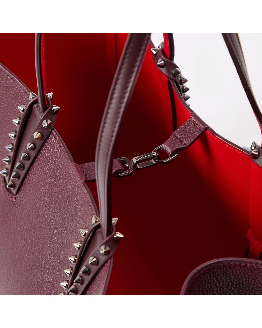 Christian Louboutin Red Cabata Small Shoulder Bag