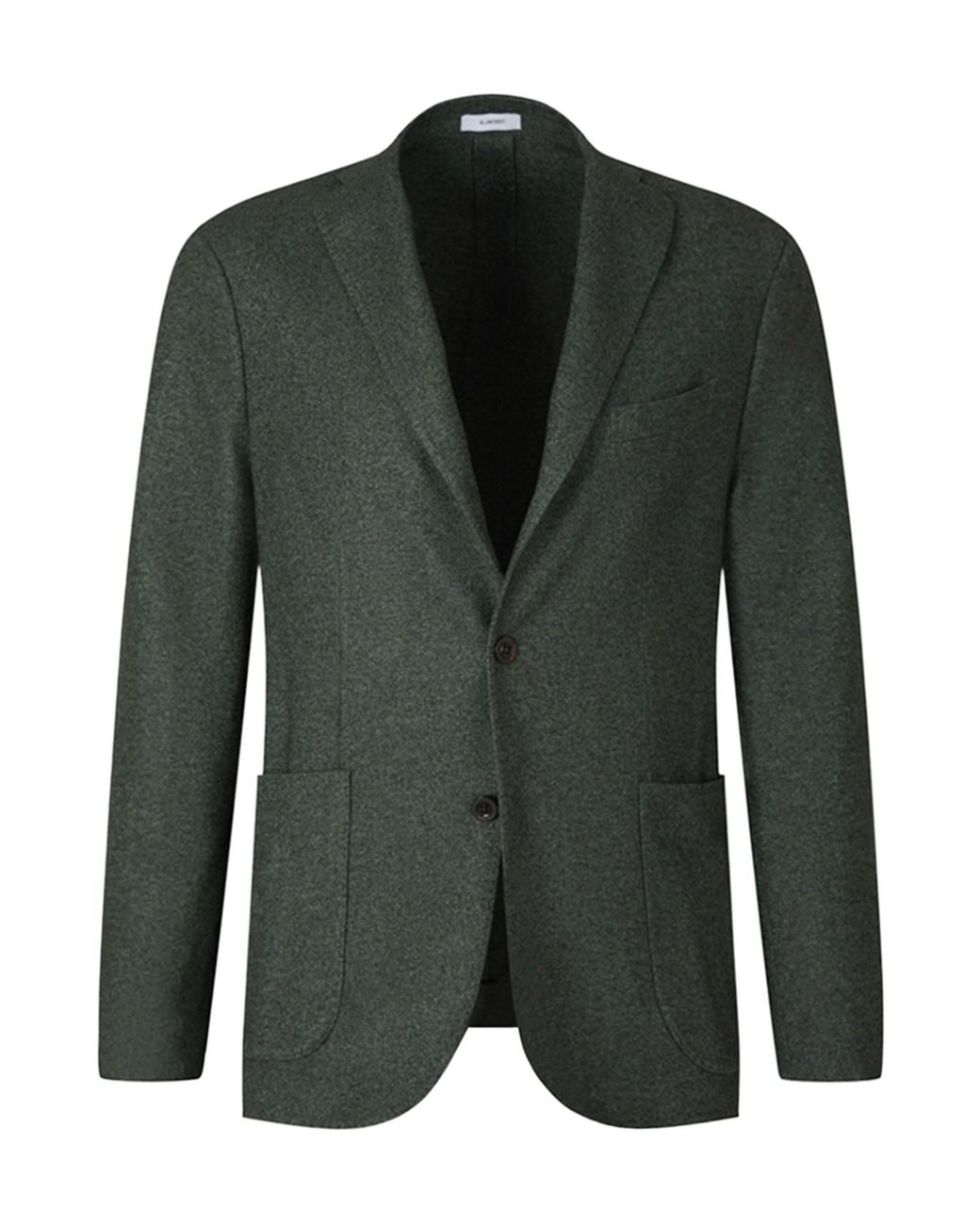 Boglioli Green Wool And Cotton Blazer for men