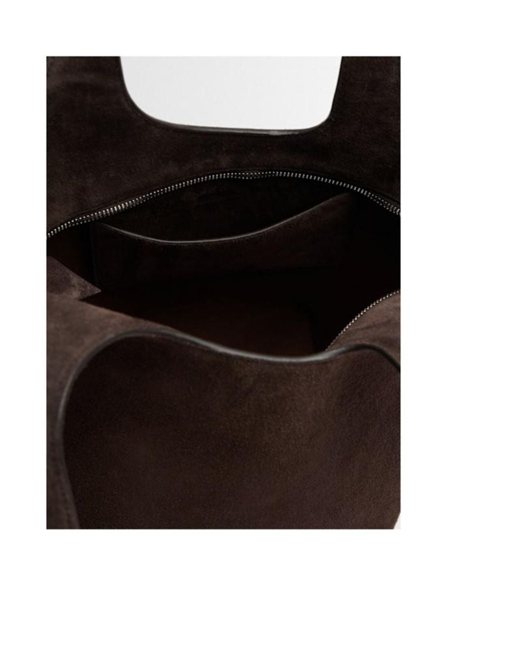 The Attico Brown Medium La Scoop Shoulder Bag
