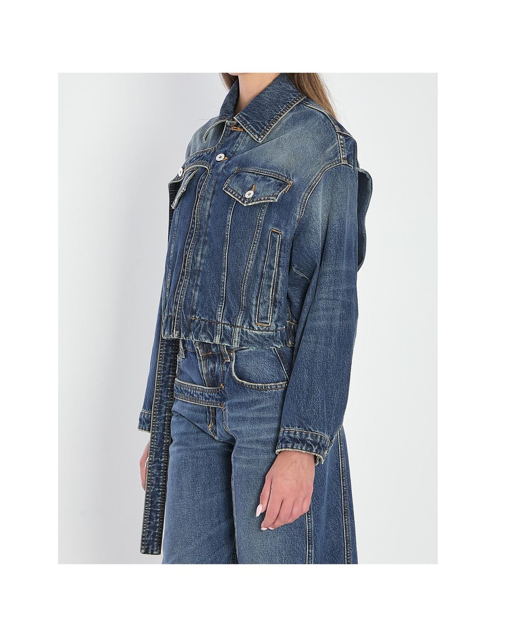 Jean Paul Gaultier Blue Denim Buttoned Jacket