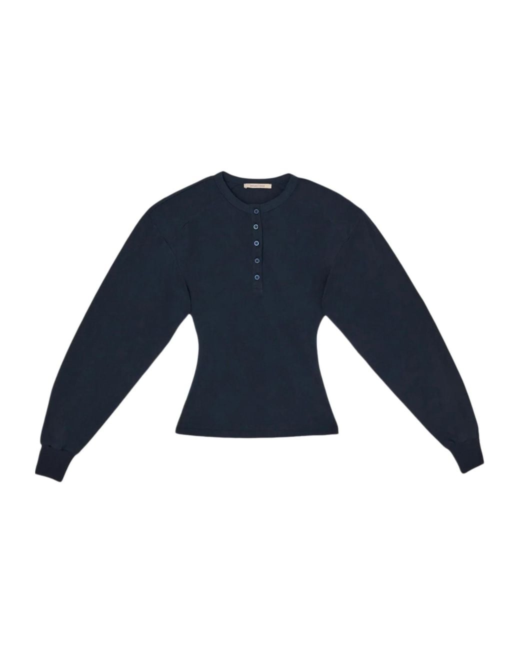 Paloma Wool Blue Long-Sleeve Polo Shirt
