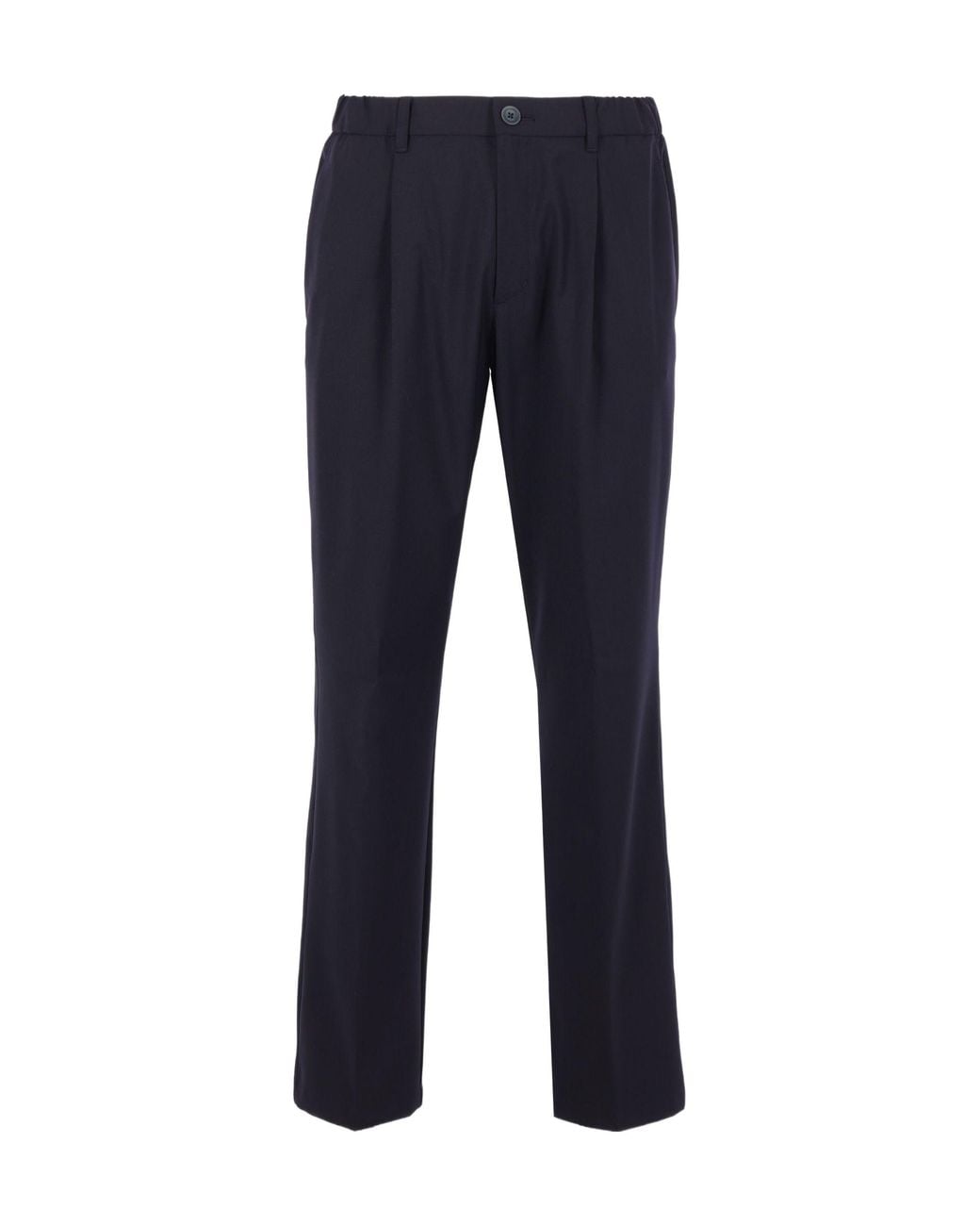 Herno Blue Logo Casual Pants for men