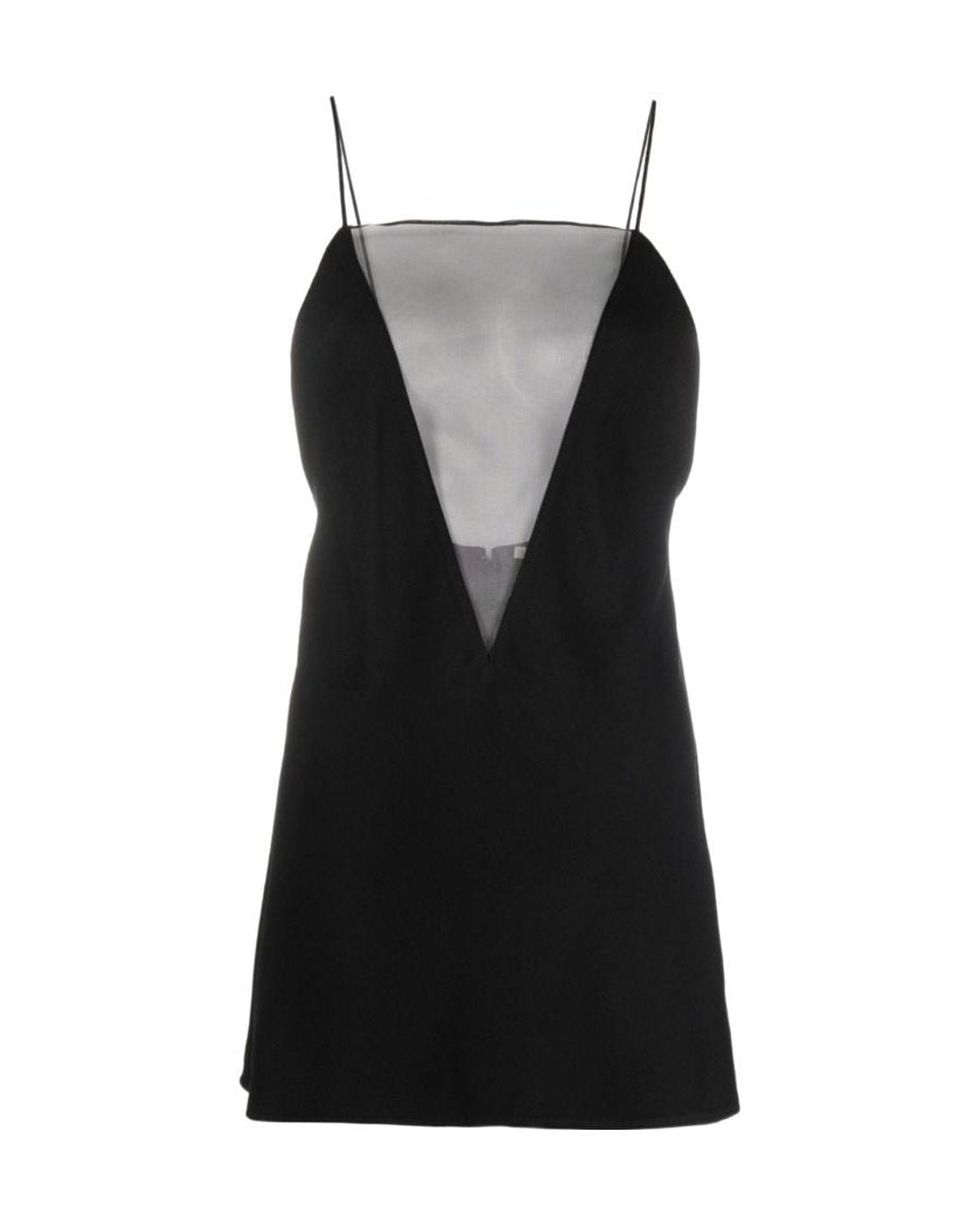 Stella McCartney Black Sleeveless Multi-Panel Top