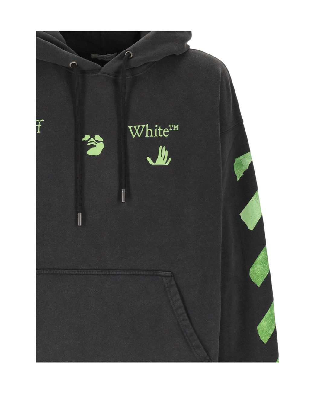 Off-White c/o Virgil Abloh Black Bacco Arrow Skate Hoodie for men