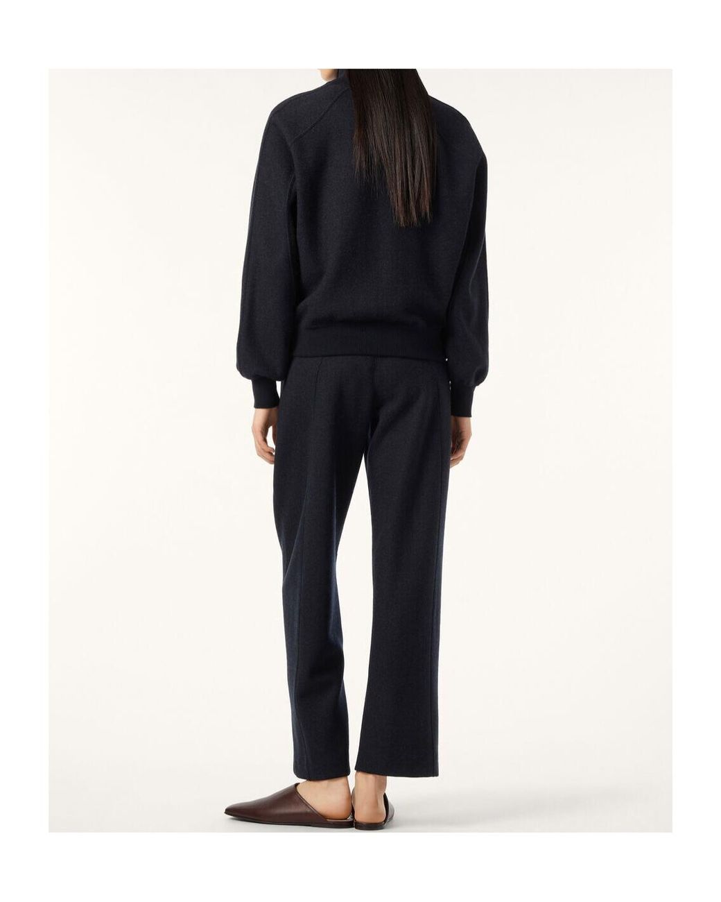 Loro Piana Blue Rio Bodro High-Neck Zip Bomber