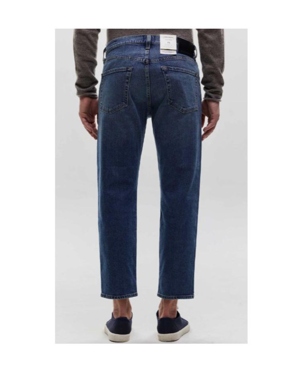 Citizens of Humanity Blue Straight-Leg Washed Jeans for men
