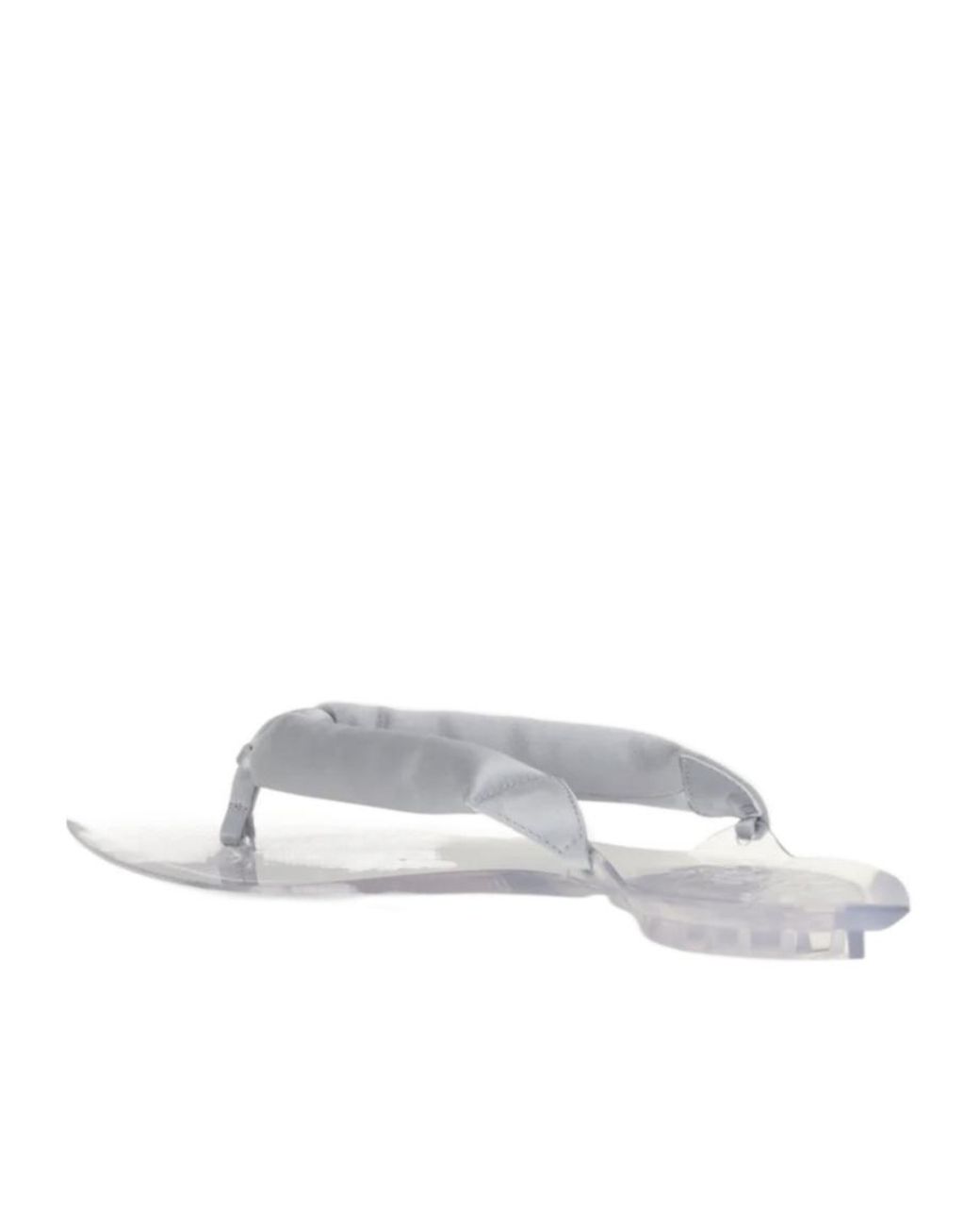 Alaïa White Alaïa Invisible Padded Thong Slides