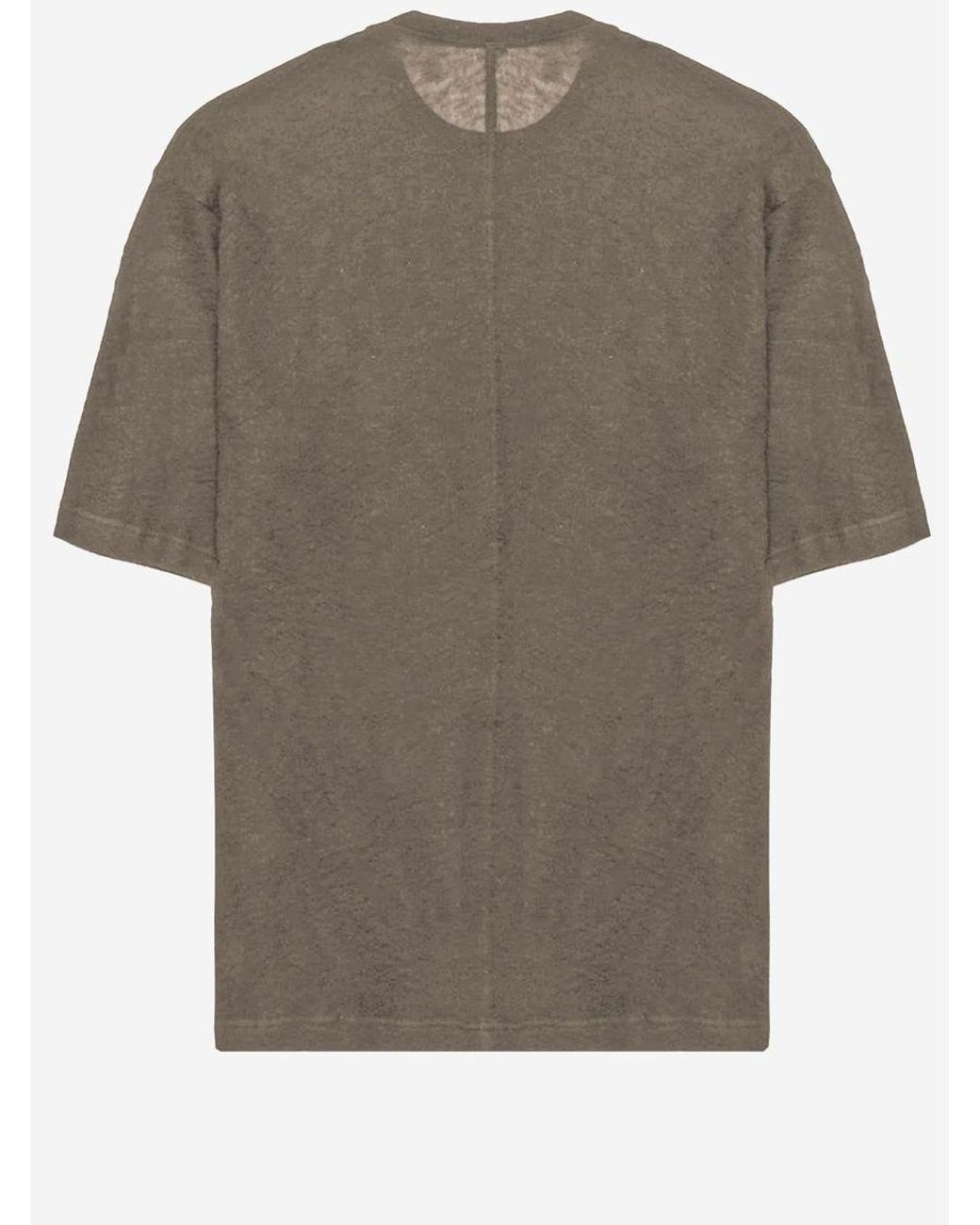 The Row Gray Oversized Cotton T-Shirt for men