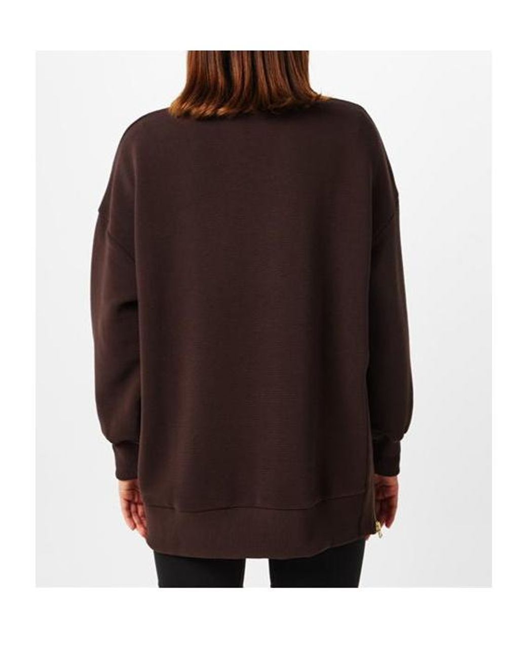 Varley Brown Mae Boyfriend Sweatshirt
