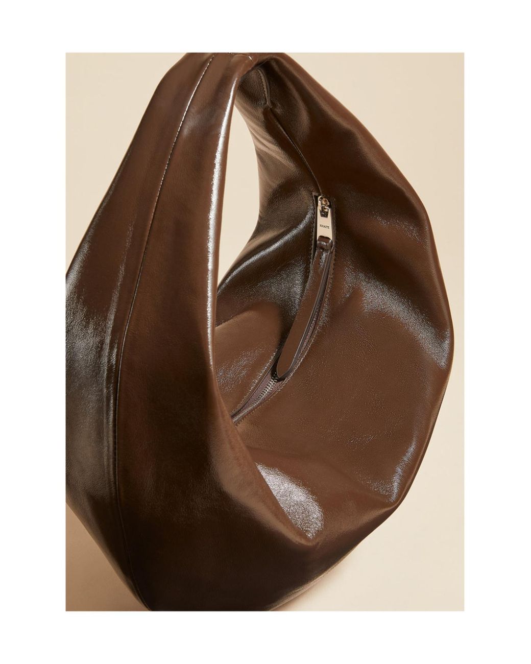 Khaite Black Olivia Zipped Tote Bag