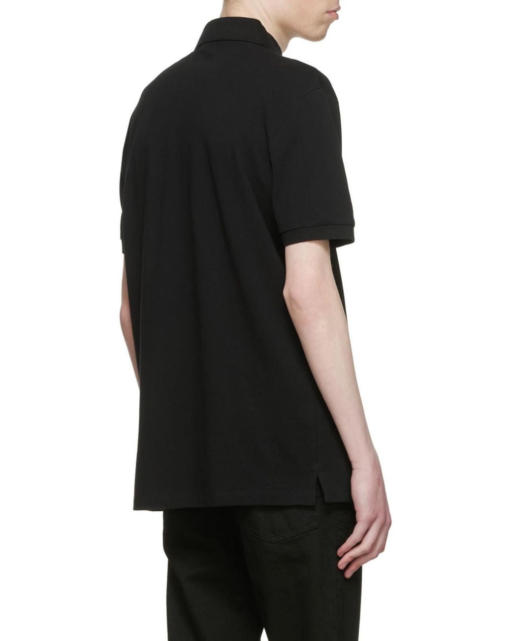 Boss Black Hugo Logo Patch Short-Sleeved Polo Shirt for men