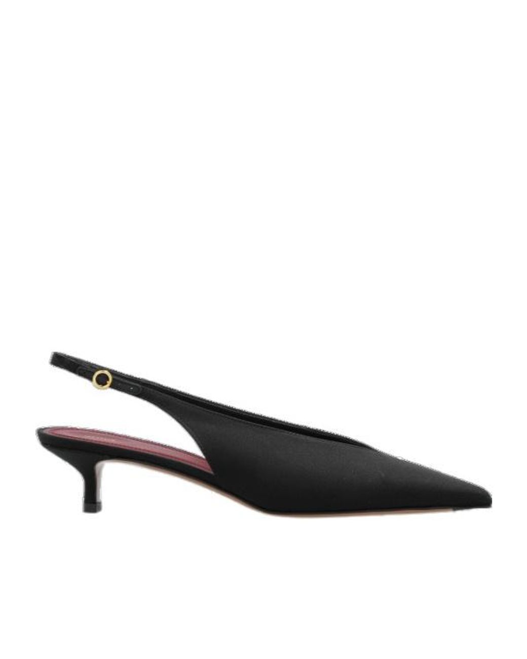 Neous Black Diske Slingback Pumps