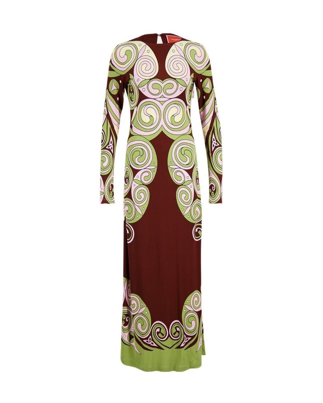 LaDoubleJ Multicolor La Doublej Kells Swirl Fitted Dress