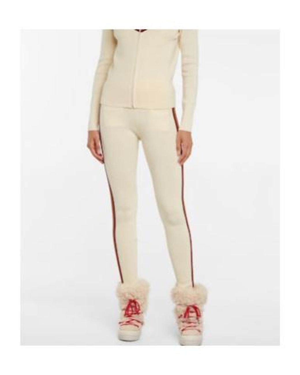 Isabel Marant Natural Jacquard Leggings