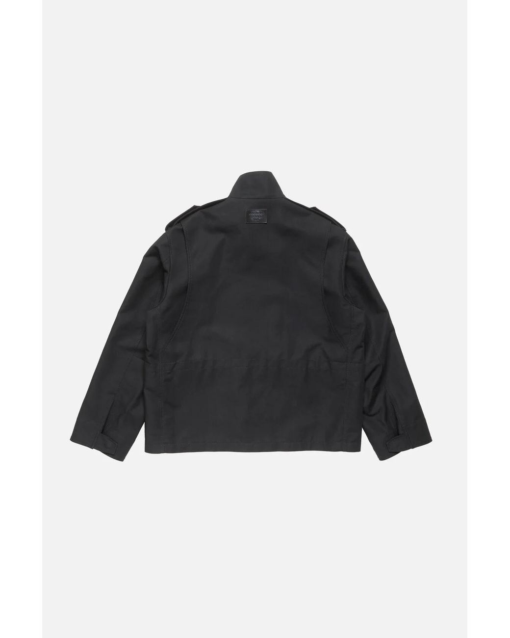 Acne Black Cotton Satin Blouson Jacket for men