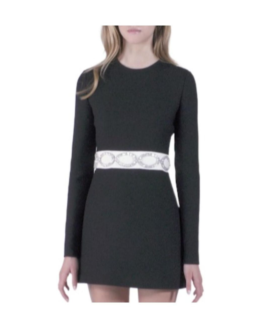Valentino Black Logo Dress