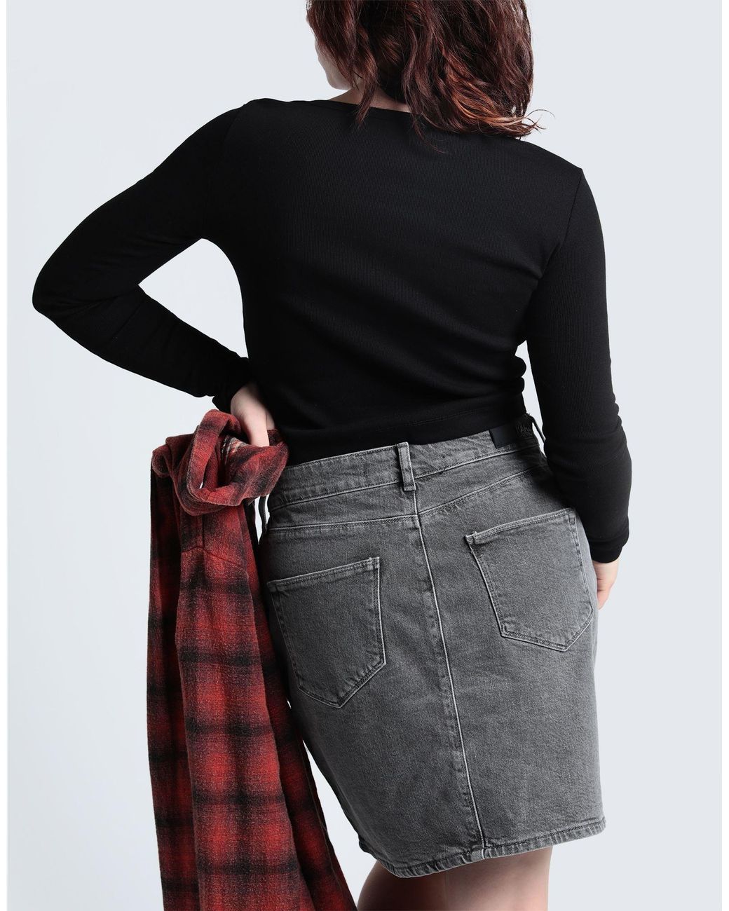 DIESEL Black Solid-Color Long-Sleeved T-Shirt