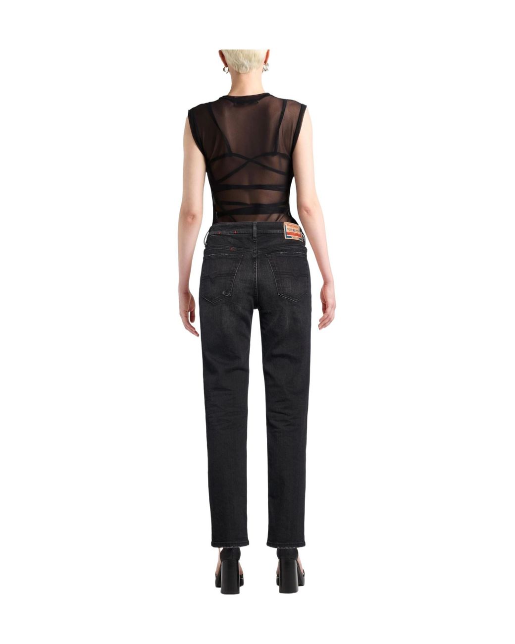 DIESEL Black Denim Trousers