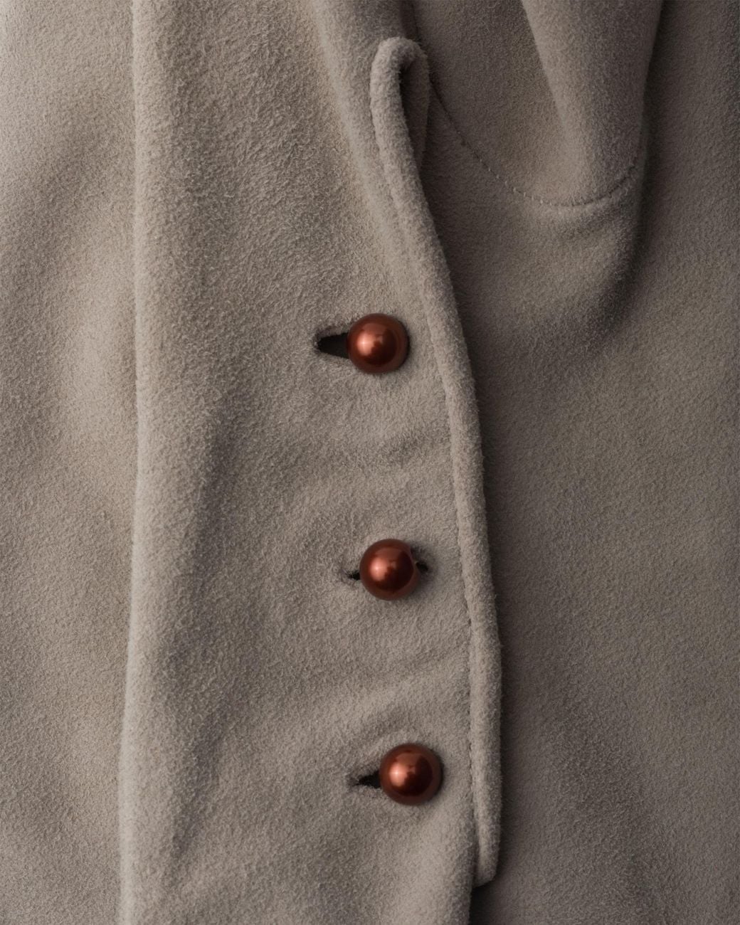 Prada Gray Full-Finger Long Gloves