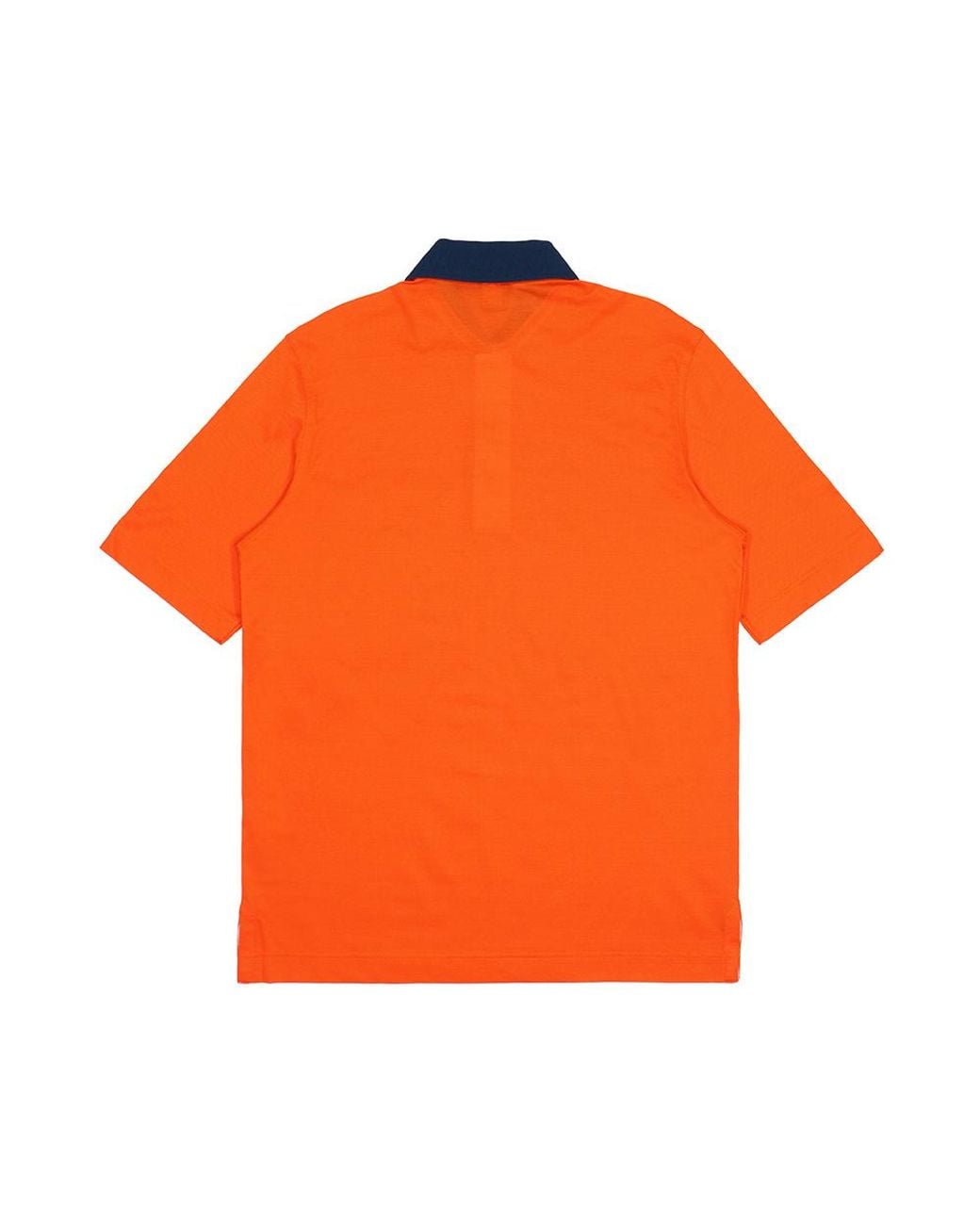 Paul & Shark Orange Logo Polo Shirt for men