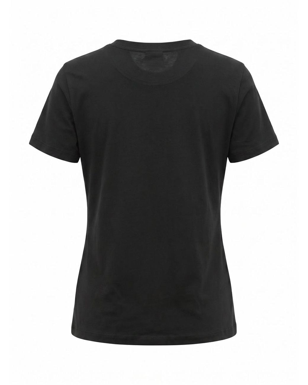 Twinset Black Heart-Appliqué Short-Sleeve T-Shirt