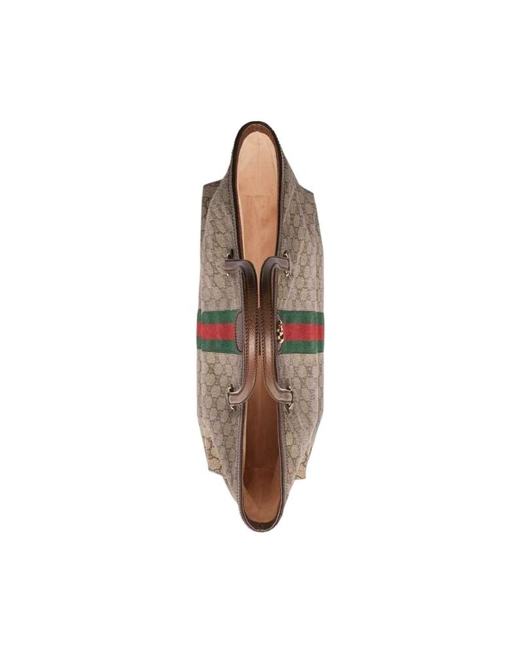 Gucci Brown Ophidia Gg Medium Tote Bag