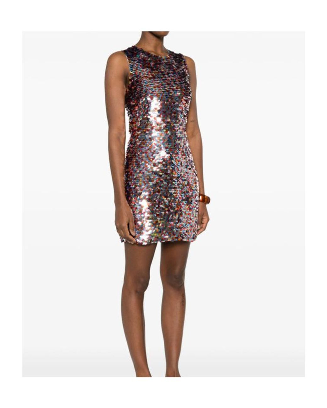 J.W. Anderson Purple Sequin Mini Dress