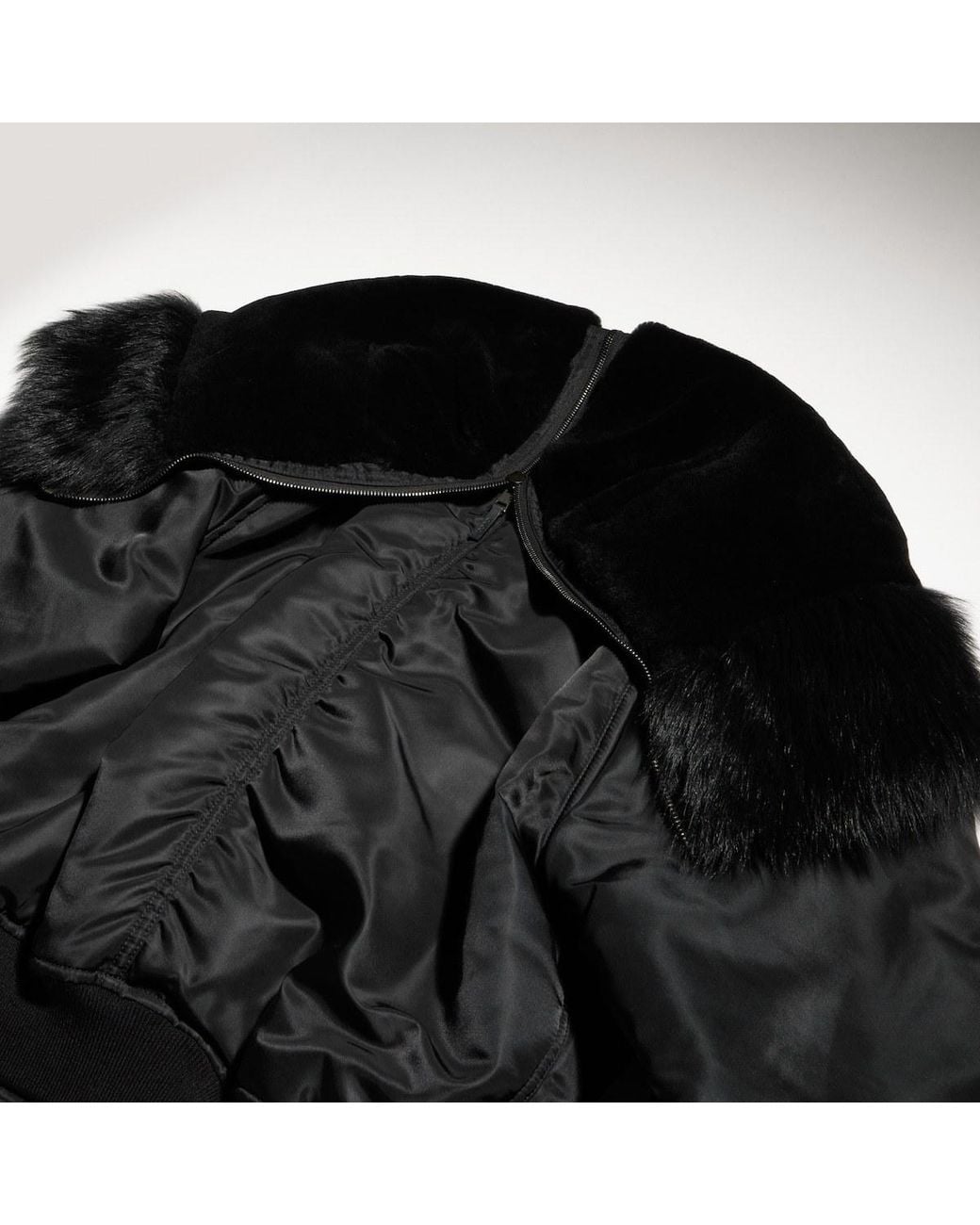 Gucci Black Padded Bomber Jacket