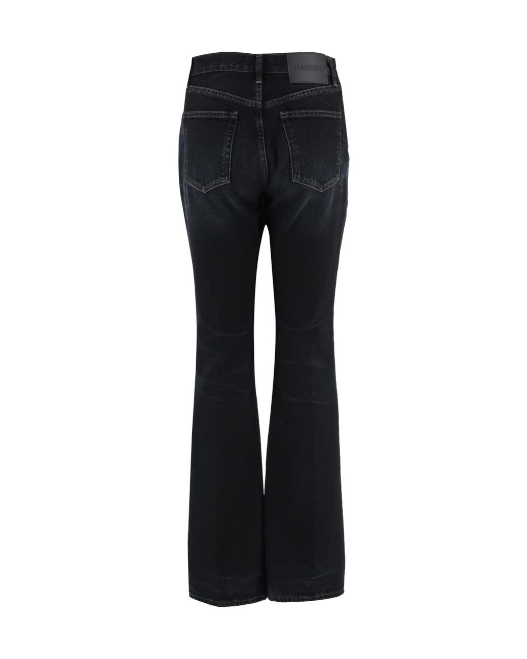 Haikure Black Flared High-Rise Jeans