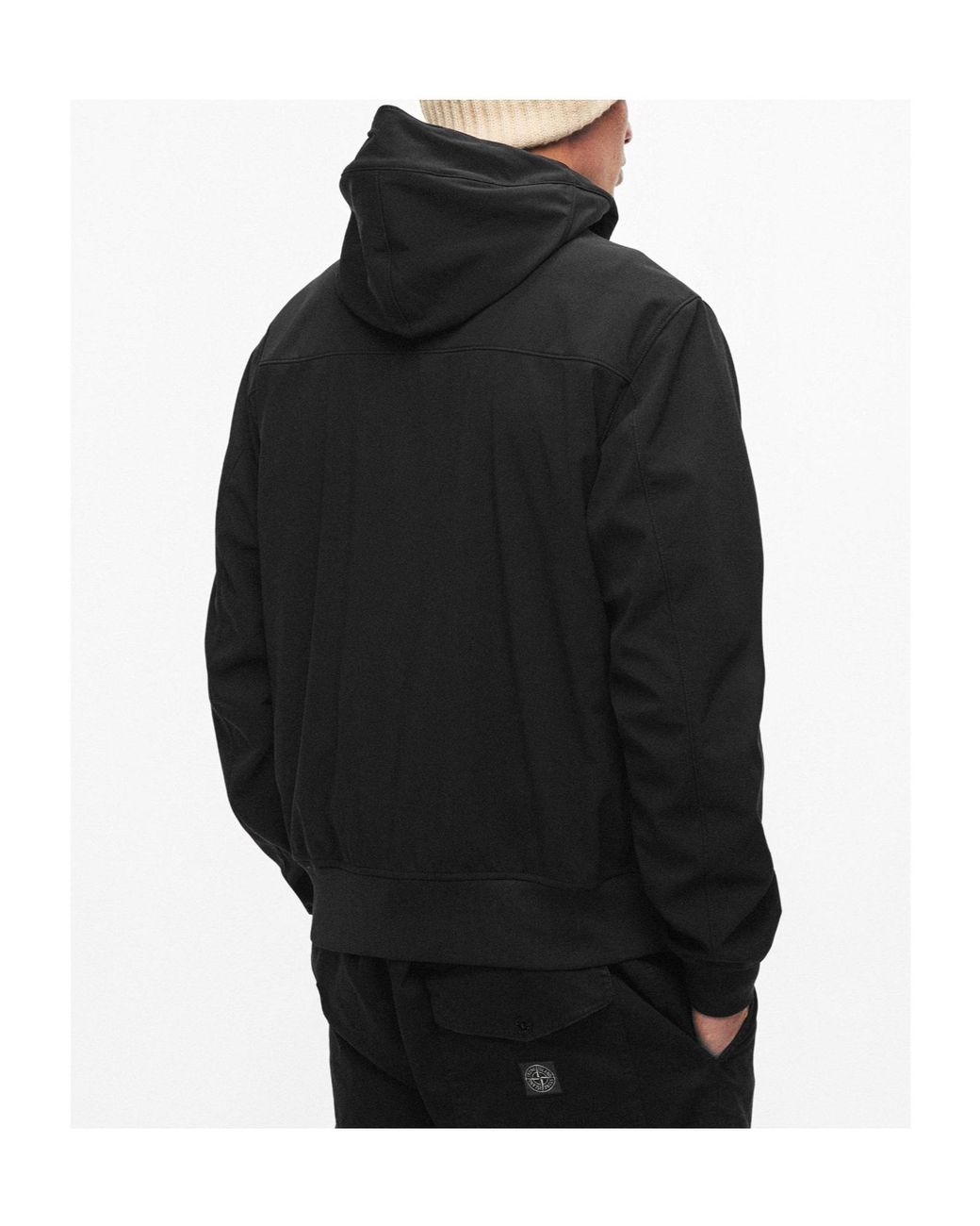 Stone Island Black Sleek Stylish Jacket for men