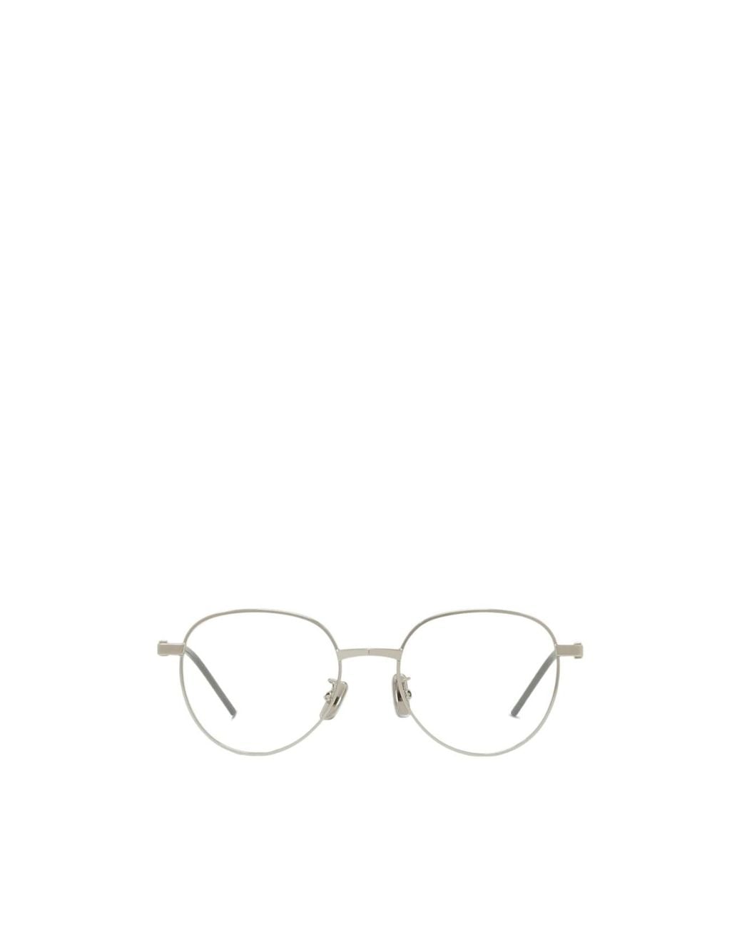 Givenchy White Round-Frame Glasses for men