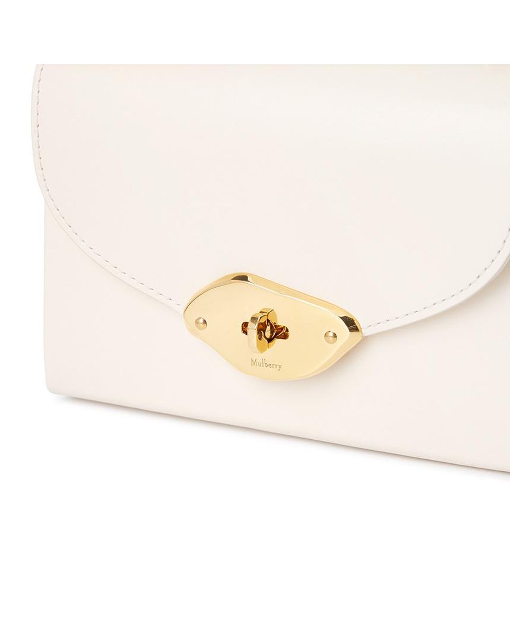 Mulberry Natural Small Lana Foldover-Top Tote Bag