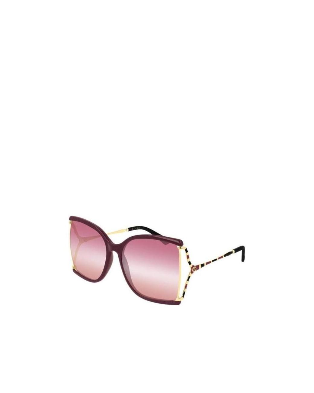 Gucci Pink Logo Details Sunglasses