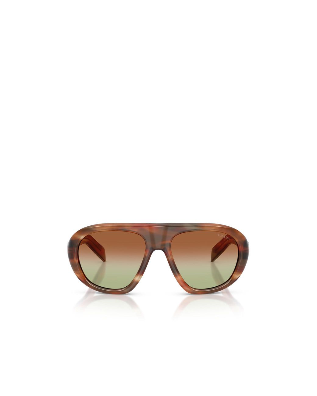 Prada Multicolor Round-Frame Sunglasses