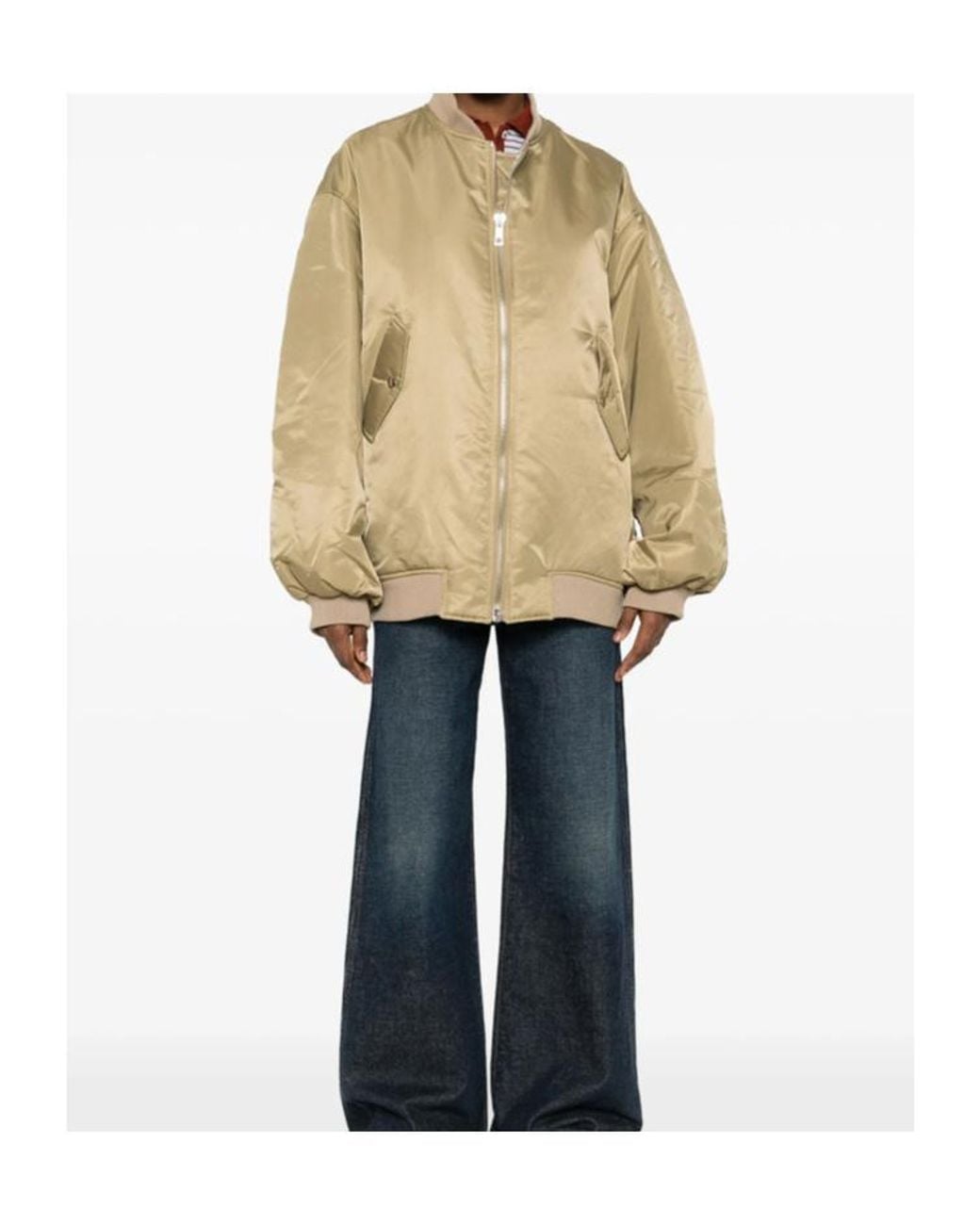 Frankie Shop Natural Astra Bomber Jacket
