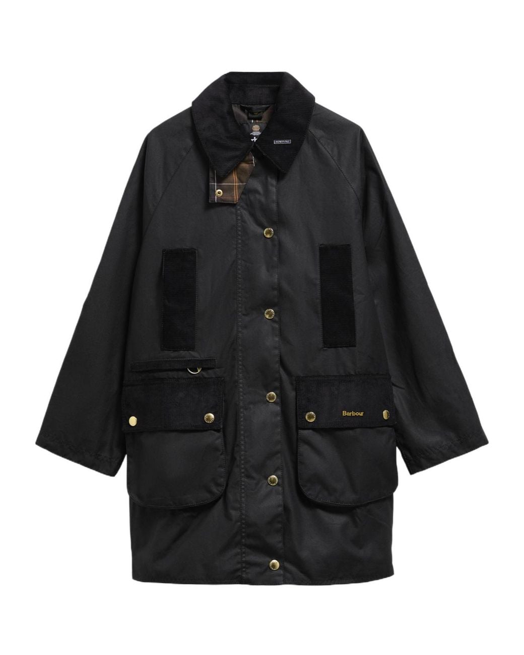 Barbour Black Icons Modern Beaufort Waxed Jacket