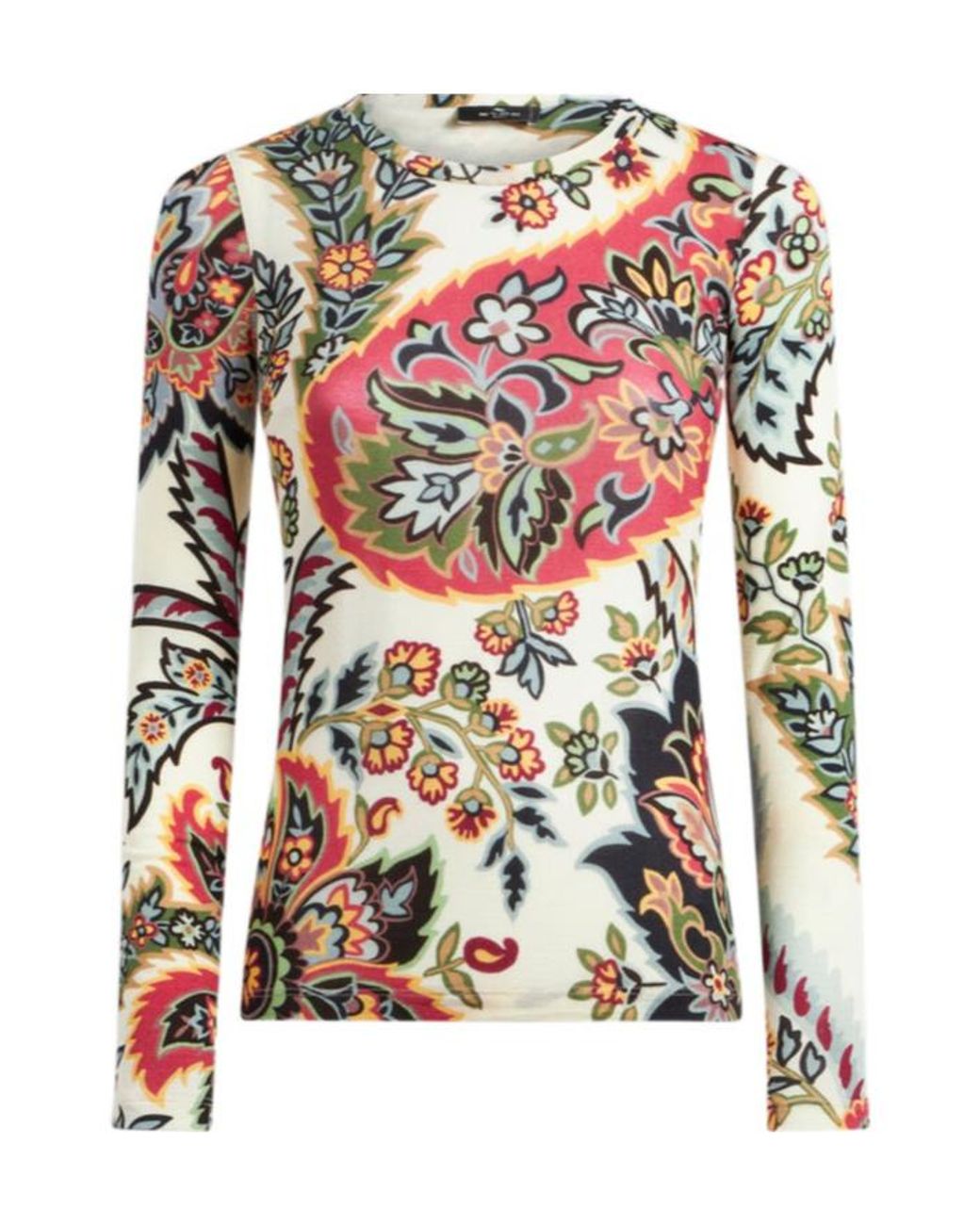 Etro Multicolor Paisley Jersey Top