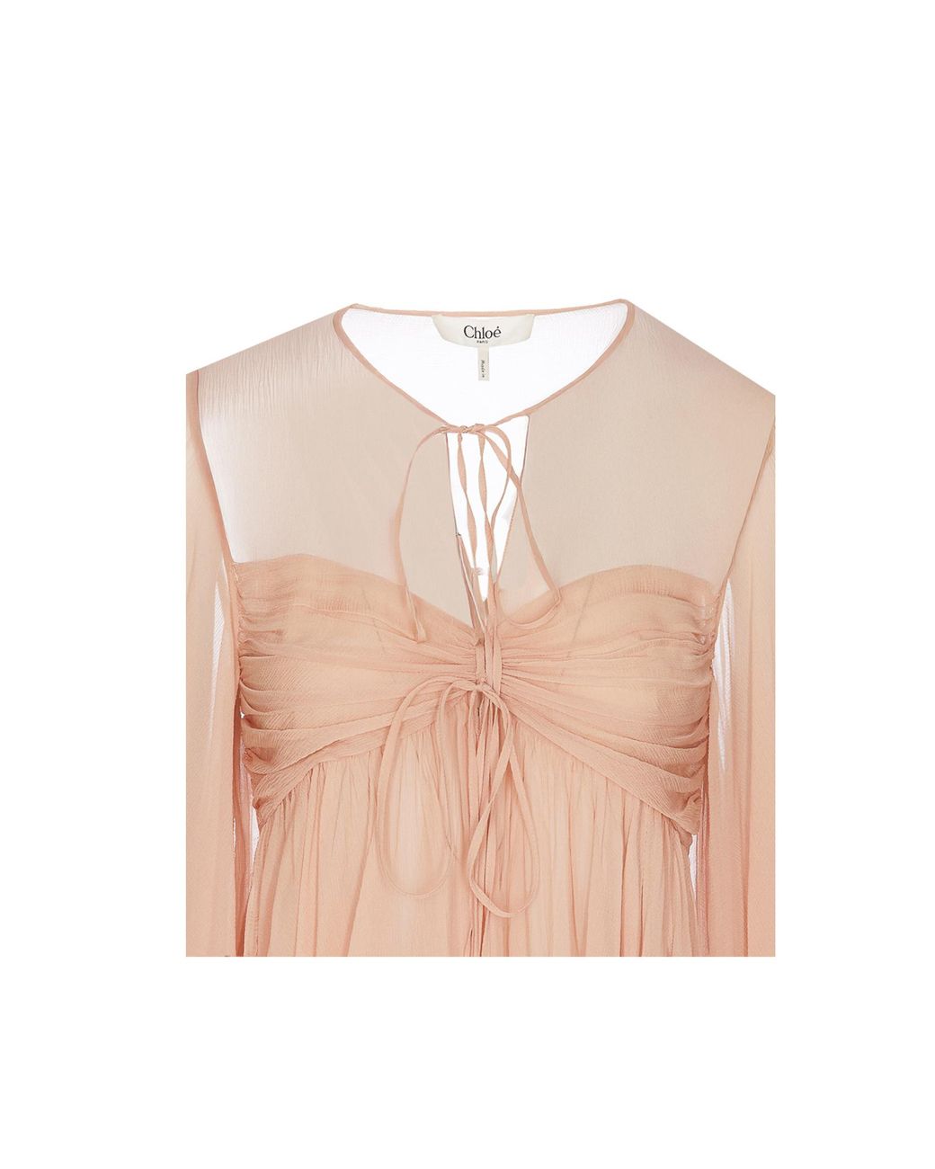 Chloé Natural Long-Sleeved Top