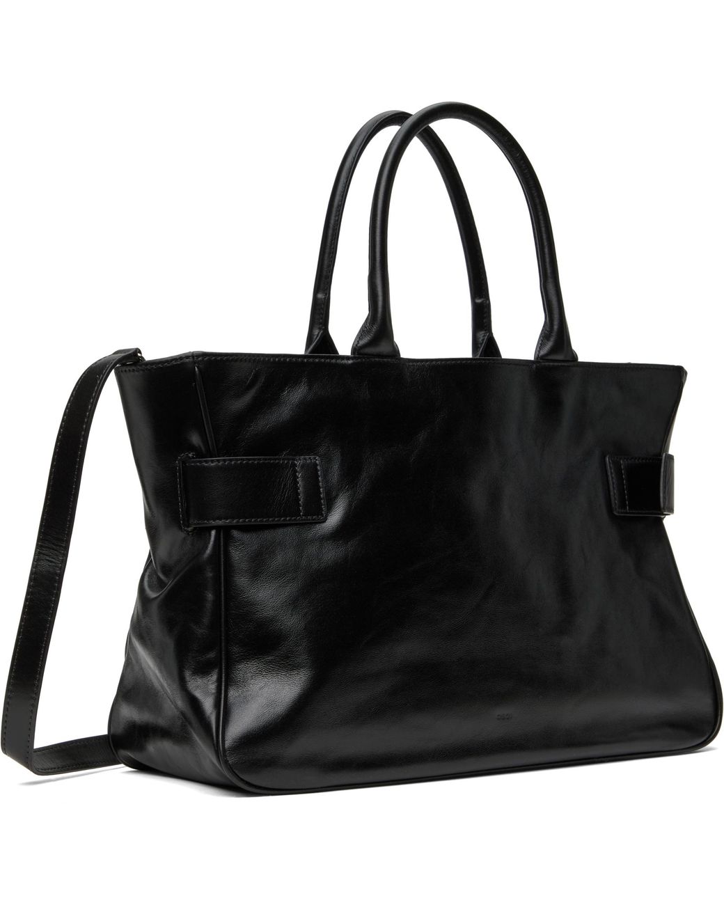 OSOI Black Brocle Shopper Bag